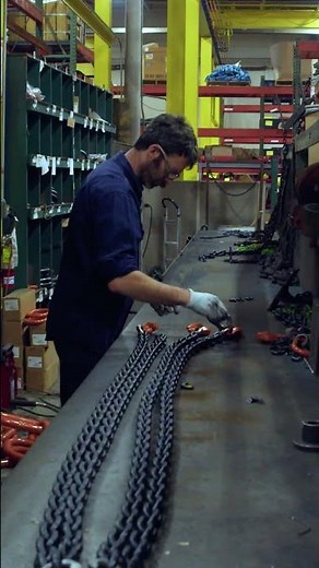 Welding a 39,000 LBS Capacity 4-leg Chain Sling #rigging #crane