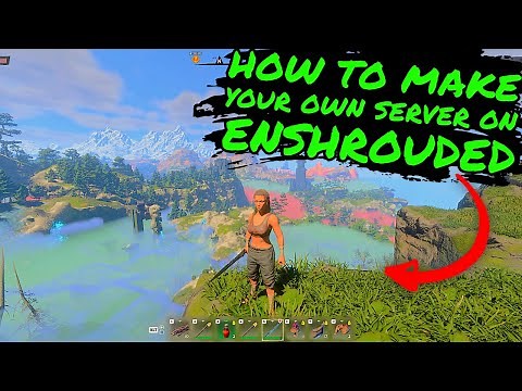 How To HOST YOUR OWN Enshrouded Server!! For ANY Number Of People or SOLO PLAY!!!