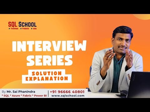 Azure Interview Series: Solution Explanation Class (LIVE)