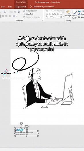 Efficient Ways to Add Header Footer to Each Slide in PowerPoint