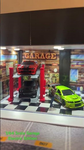 These are the Best Diorama Accessories 1/64 Garage Voice Control Electric Edition