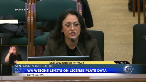 Proposal setting rules for automated license plate readers in Washington nears approval