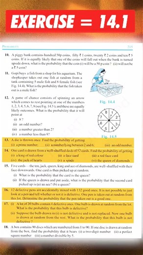 class 10 Maths Probability ( प्रायिकता ) Most Important chapter 14 exam 2026 #viral #shorts #short