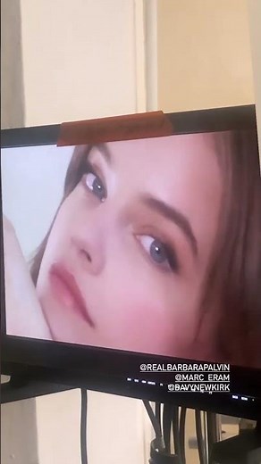 Barbara Palvin Sprouse during a photoshoot
