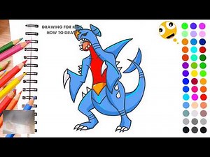 How to Draw Garchomp Pokemon