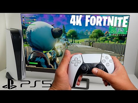 Fortnite Gameplay on PlayStation 5 4K UHD 60 FPS