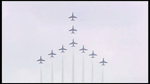 Thousands of people have been in Cleethorpes today as part of the national Armed Forces Day celebrations. They were joined by Prime Minister David Cameron. We're not sure if he saw the RAF Red Arrows, but if he didn't he missed a treat! | BBC East Yorkshire