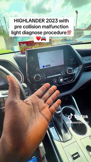 Diagnosing Pre-Collision Malfunction in a 2023 Toyota Highlander