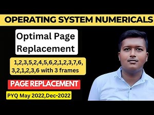 Optimal Page Replacement Algorithm | Operating System | Mumbai University | PYQ May-2022 Dec-2022