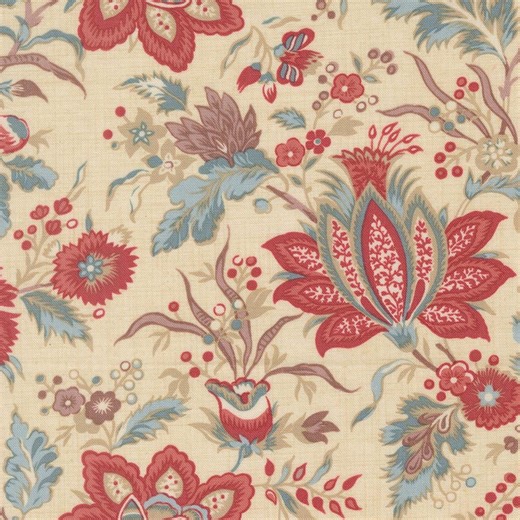 Fleur De Paris | French General | Moda Fabrics | Pearl | 13990 11 - Etsy