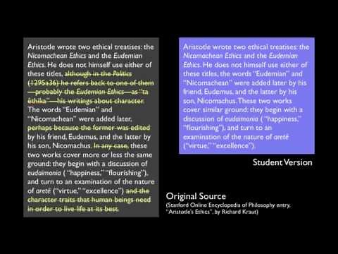 Plagiarism: You Can't Just Change a Few Words