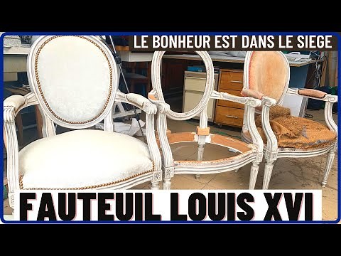 COMMENT rénover un fauteuil LOUIS XVI