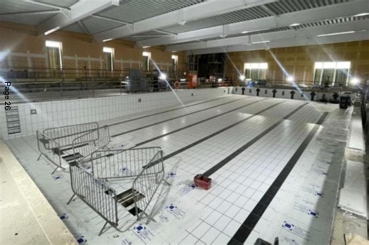 New swimming pool which has been years in the making ‘on schedule and on budget’