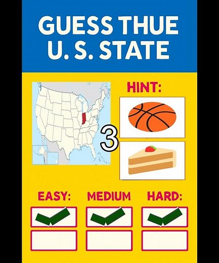🎯 Test Your US Geography! 6 States Quiz - Mixed Difficulty Level 🗺️
