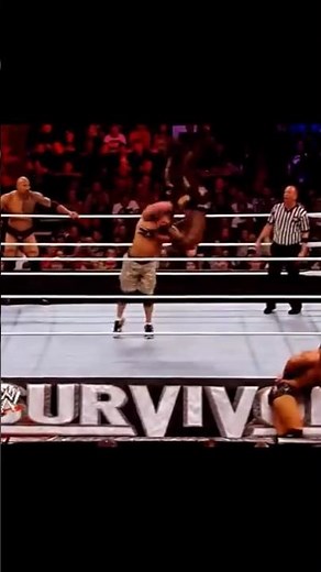 John Cena & The Rock Vs The Miz & R Truth 2011 💪💪 #rock #johncena #rtruth #themiz #randyorton