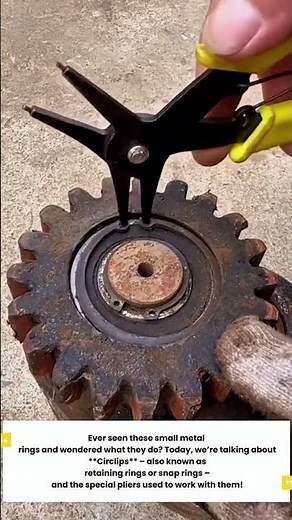 "How to Install & Remove Circlips | Snap Ring Pliers Tutorial | Mechanical Basics"‎