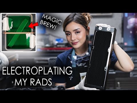 Electroplating (Black Nickel Plating) My EK Surface Radiator PC Build Update