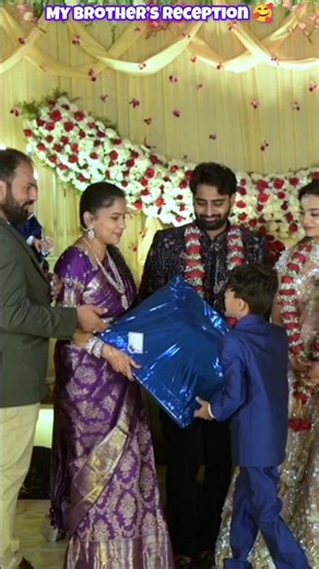 My Brother’s Reception Vlog✨Part 1 #receptionvlog #brotherwedding #weddingseries #teluguvlog #shorts