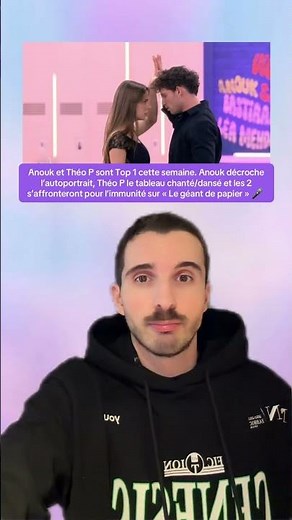 Anouk and Théo P are number 1 🏆 #staracademy #whatarewewatching