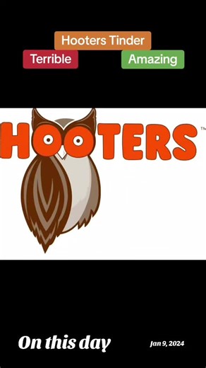 Hooters Tinder #onthisday #hooters #tinder
