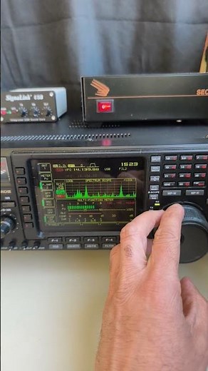 Scanning bands with an oldie ICOM IC-756 Pro III