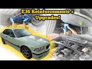 BMW E36 Chassis Reinforcement + Carbon Fiber + Strut Bars!