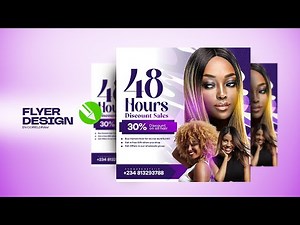 How to Design a PROFESSIONAL Social Media Flyer in CorelDRAW (Easy Beginner Tutorial!)