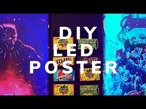 How to: DIY Affordable LED Movie Poster