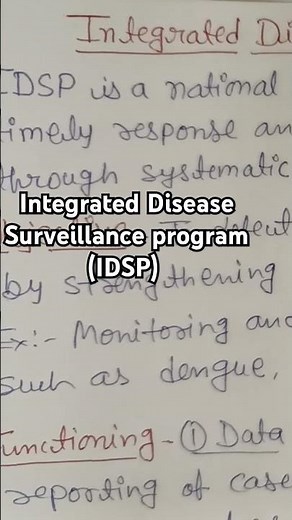 #idsp #intergrated #disease #surveillancesociety #program