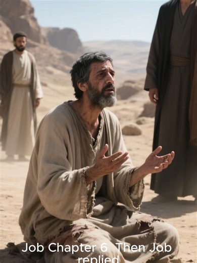 Job Chapter 6. Then Job replied: 2