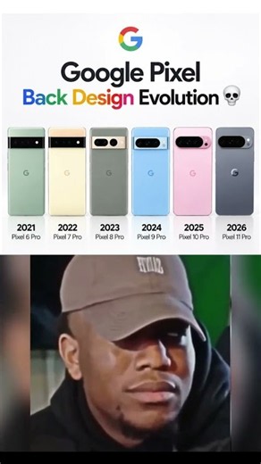 Google Pixel Back Design Evolution 💀 | Pixel 6 Pro to Pixel 11 Pro