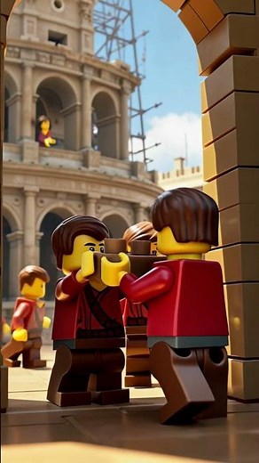 How LEGO Romans Built the Colosseum!