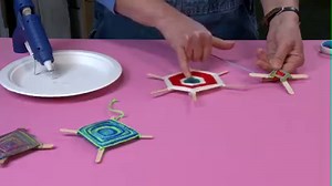 11K views · 21 reactions | Sophie demonstrates how to make this classic camp craft made of colorful yarn wrapped around a few sticks. The photo tutorial for this project and for a three stick God's Eye is on our website at: https://www.sophie-world.com/crafts/how-make-gods-eye | Sophie's World | Facebook