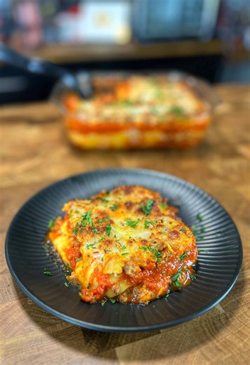 You'll love this 5 ingredient lasagna! CJ shows you how to take cheese ravioli's, some sausage, cheese and a great pasta sauce to make the easiest lasagna you'll ever try! What would you add to this "lasagna"? | Cooking with CJ