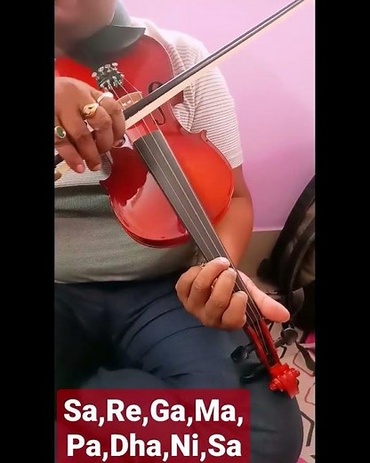 How to Play Sa,Re,Ga,Ma,Pa,Dha,Ni,Sa On Violin.#violintutorial #violin