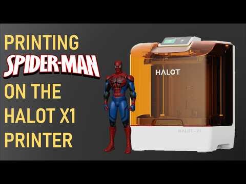 A Innovative 3D printer for a Spiderman action figure | Azrach Toys #halotx1