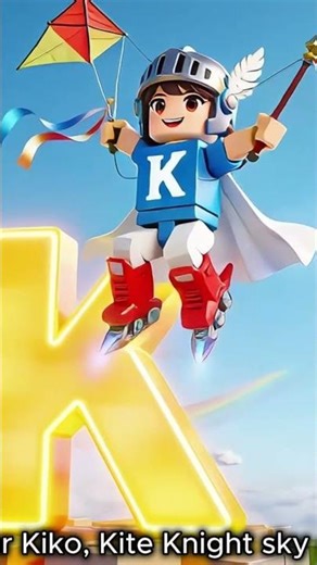 ABC Roblox Short for Kids | I J K L Fun Characters #shorts