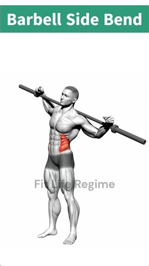 Barbell Side Bend
