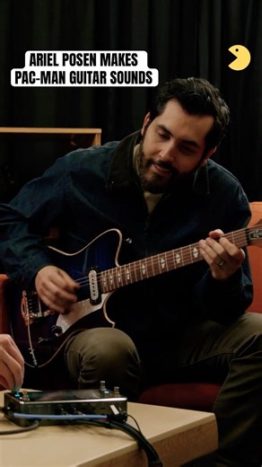 PAC-MAN guitar sounds with @arielposen & @johnconnearnmusic 🕹️