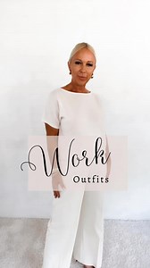 Elegant & Classy Work Outfits for the week ahead. Which is YOUR favorite: 1 2 3 4 5 or 6?📲 Comment OFFICE for a shopping link. 🎥💕📸 This weekend, photographed all of the outfits for you this week, including an “Elegant Autumn” preview…and three new pairs of JEANS! 👖👖 ➕👚 ➕ 👜 🟰 Still Photos Outfit Formulas More Details at:MidlifePoshCloset.comClassy Office Outfits for women / women office outfits / stylish office outfits women / fashionable office outfits summer office outfits women / Clas