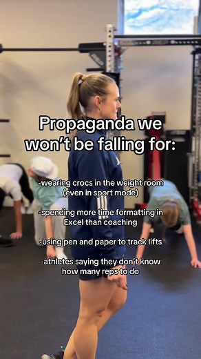 Propaganda we will NOT be falling for, S&C edition #strength #conditioning