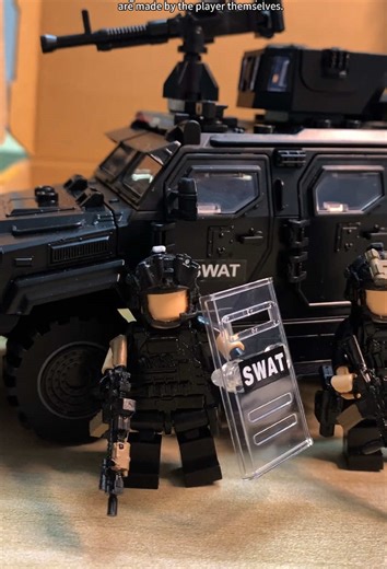 Sleek Match-up of Mini Figures and Lego MOCs