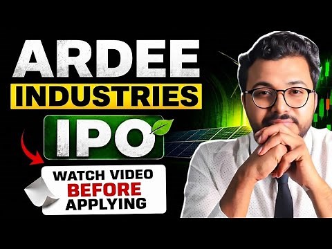 Ardee Industries IPO analysis | Ardee IPO latest GMP | Apply or avoid Technocraft Ventures | RD IPO