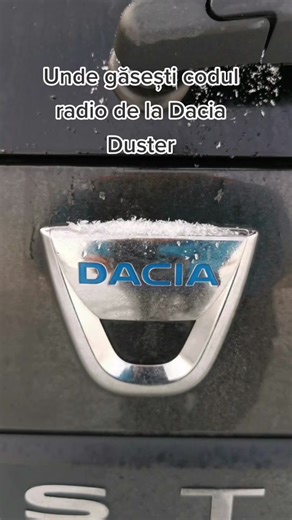 Unde găsești codul radio de la Dacia Duster? Dacă nu mai găsești codul radio de la Duster descarcă din
