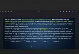 Given the following operative report:PREOPERATIVE DIAGNOSIS: ... | Filo