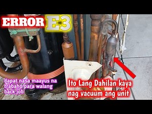 How to fix E3 Gree Ac Gree Error Code E3 How To Fix MAAYUS NA PAGPAPALIT NG COMPRESSOR 😢
