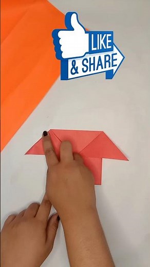 How to make paper house | origami paper house | Paper folding | Back to school craft #youtubeshorts