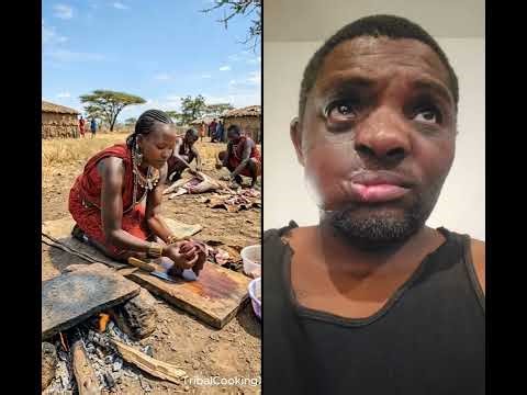 Maasai Stone Cooking Technique | Tribal Food Preparation