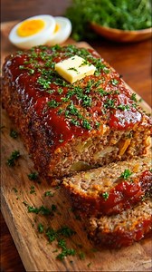 German Meatloaf (Hackbraten) Ingredients: 2 eggs 1 tsp salt ½ tsp black pepper ...... Full Recipe in Coʍmеոτ 💬 | Fantastic Recipes