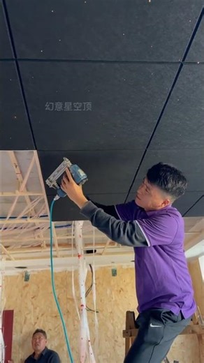 DIY Galaxy Ceiling 🌌 Step-by-Step Fiber Optic Light Setup#DIYLights #FiberOpticLights #CeilingDesign